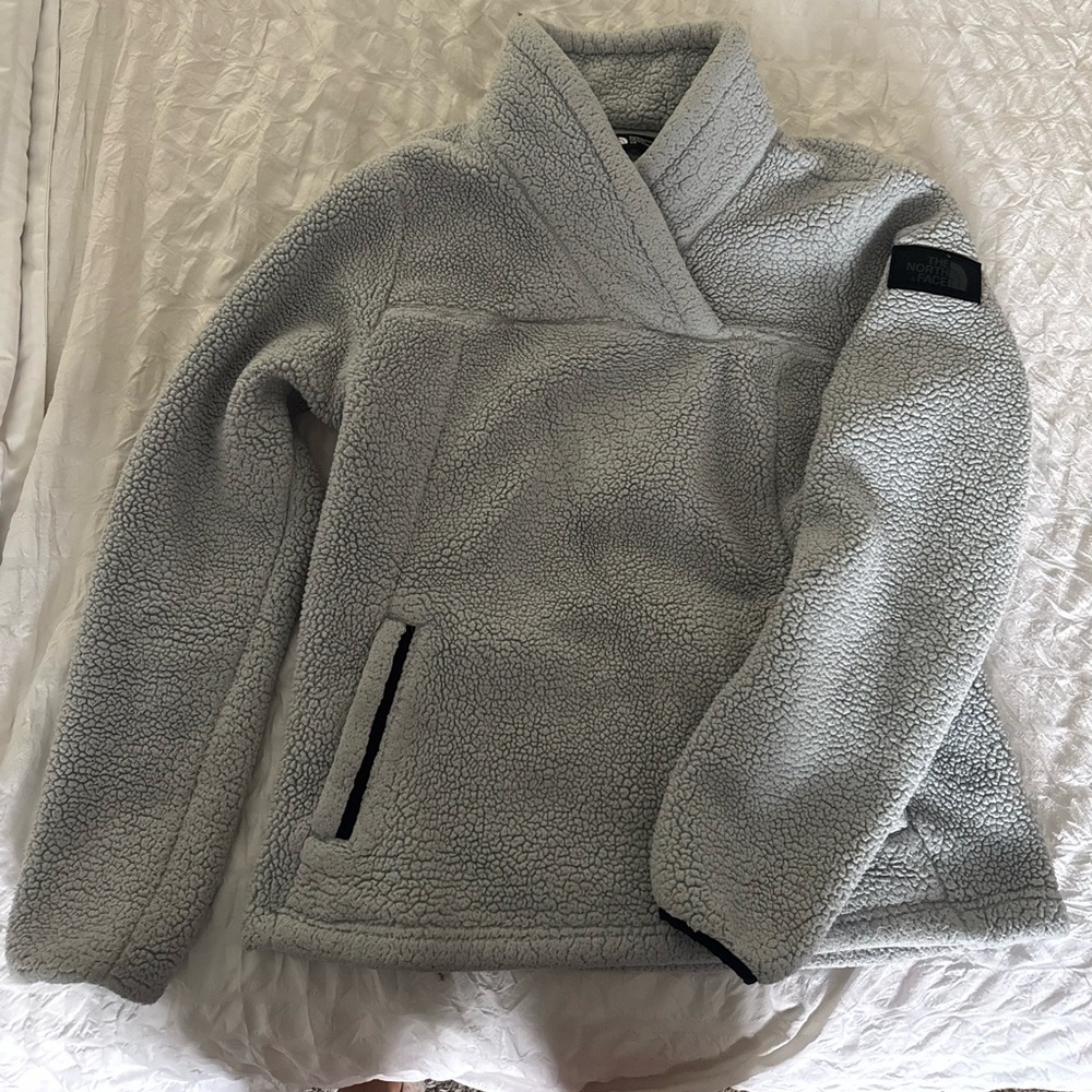 The North Face Light Gray Fleece Jacket